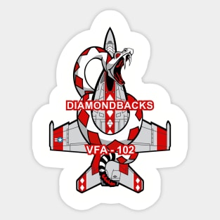 VFA-102 Diamondbacks - Super Hornet Sticker